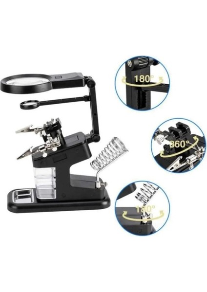 WH-803 Masa Üstü Lehim Yardımcı Standı ve Büyüteçli Lamba modelleri