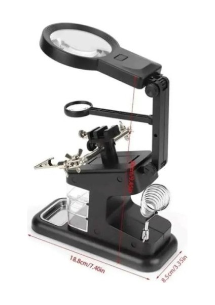 WH-803 Masa Üstü Lehim Yardımcı Standı ve Büyüteçli Lamba fırsatları