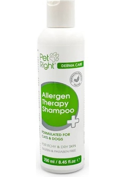 Derma Care Kedi ve Köpek Allergen Therapy Şampuan 250 ml