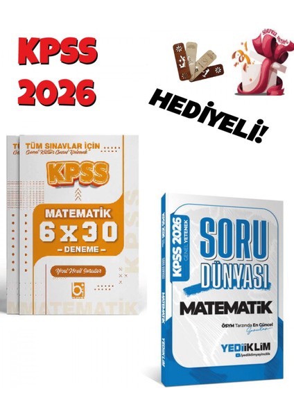 2026 Kpss Genel Yetenek Matematik Soru Dünyası ve Deneme Seti 2 K