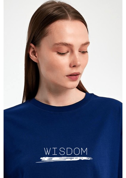 Wisdom Baskılı %100 Penye Süprem Basic Oversize T-Shirt fiyatları