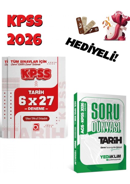 2026 Kpss-Ags Genel Kültür Tarih Soru Dünyası ve Deneme Seti Bige