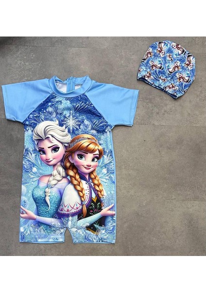 Kız Çocuk Frozen Tulum Mayo Bone Takım