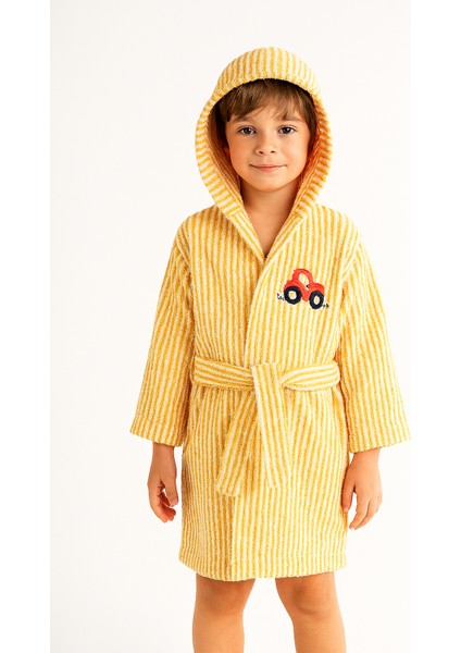 %100 Pamuklu Çocuk Bornozu