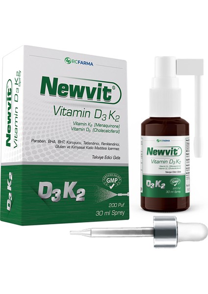 Newvit Vitamin D3 K2 Sprey