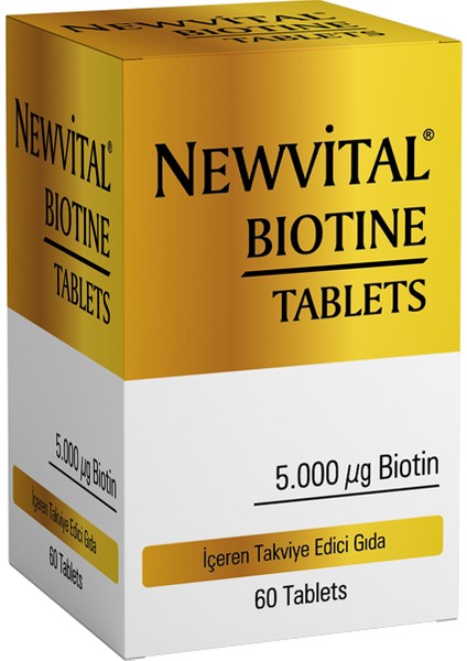 Biotin 5.000 Mcg 60 Tablet