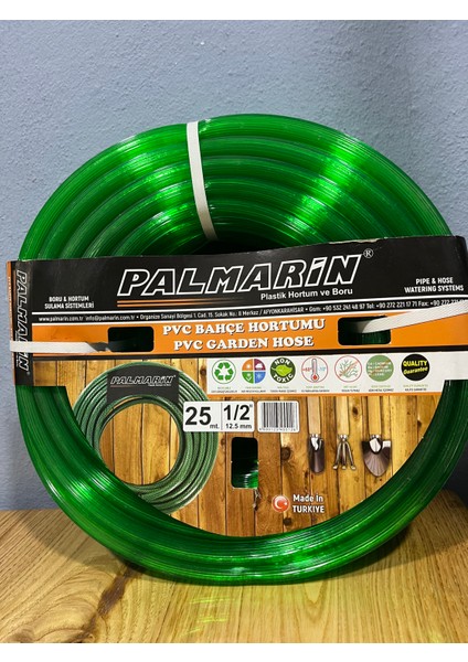 Palmarin 25 Metre Silikonlu Bahçe Sulama Hortumu – 1/2'' (12.5 Mm) Kalın ve Yumuşak Pvc fiyatları