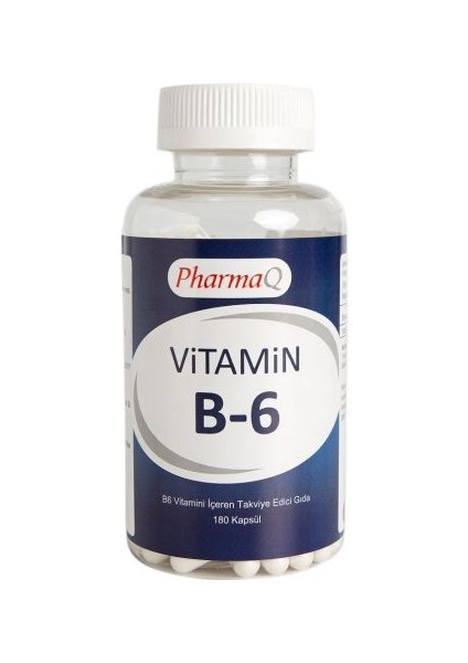 Vitamin B-6 180 Kapsül