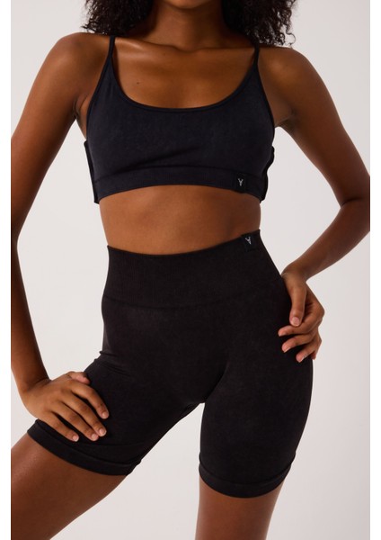 Glowfit Yüksek Bel, Toparlayıcı Seamless Şort