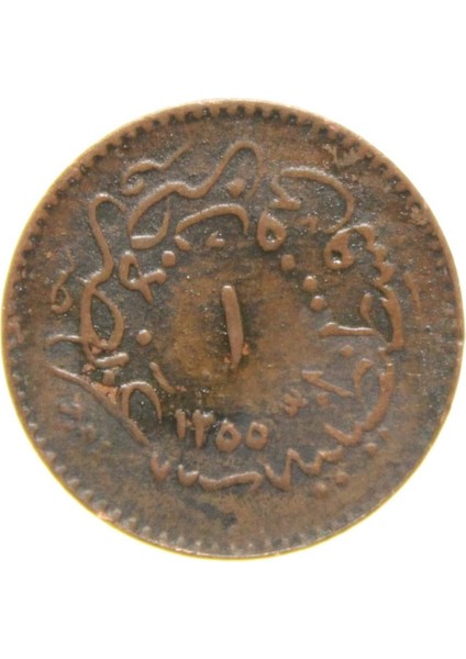 Sultan Abdülmecid 1255/14 Bakır 1 Para - Çil Altı modelleri