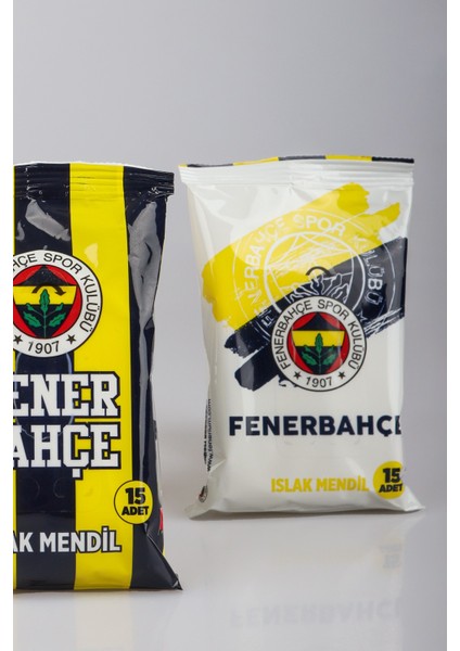 Dekomus Ile Yeni Sezon Lisanslı Fenerbahçe "tekli" Islak Mendil 15 Yaprak modelleri
