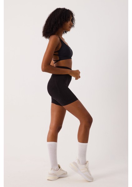 Glowfit Yüksek Bel, Toparlayıcı Seamless Şort