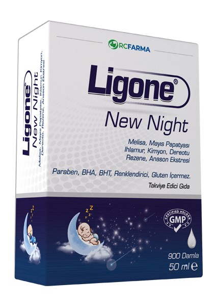 Ligone New Night Melısa Rezene Anason Damla 50 ml