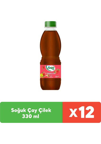 Soğuk Çay Çilek 330 ml x 12 Adet
