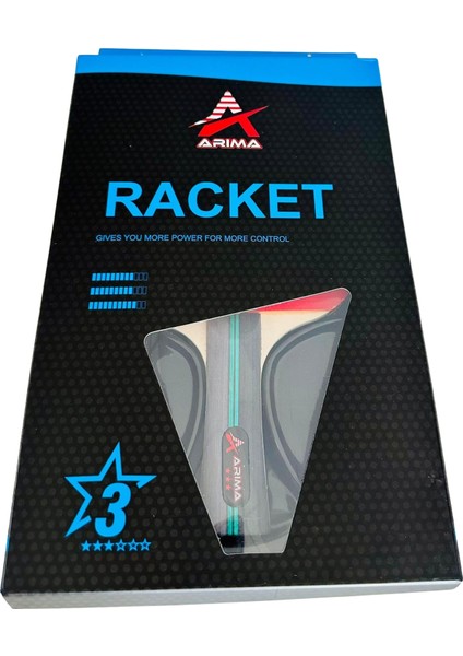 Masa Tenisi Raketi 3* Çift Taraflı AR1011 modelleri