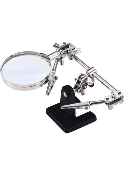 WH-805 Lehim Yardımcı Standı – Büyüteçli Üçüncü El Aparatı