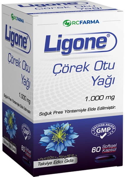 Ligone Çörek Otu Yağı 1000 Mg 60 Kapsül