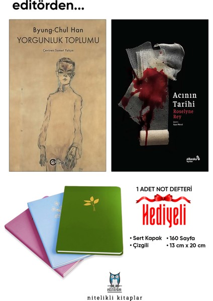 Yorgunluk Toplumu - Acının Tarihi/roselyne Rey - Not Defteri Hediyeli