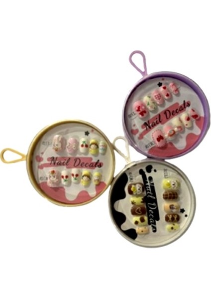 Taros Nail Decals Tırnak Seti Kutulu Karışık - 1 Set
