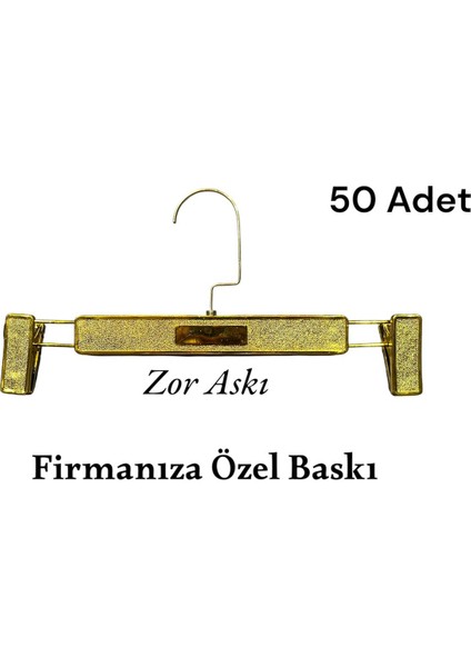 Gold Kaplamalı Lüks Kanca Formlu Etek ve Pantolon Askısı Etek Askısı Pantolon Askısı