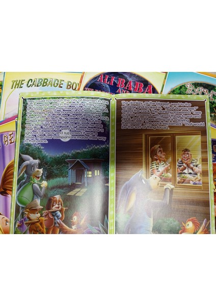 Altın Bilgi Ali Baba Ve Kırk Haramiler İngilizce Hikaye Seti 10 Kitap modelleri