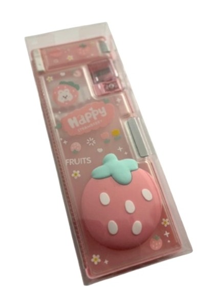 Happy Çilek Fonksiyonlu Kalem Kutusu 8323
