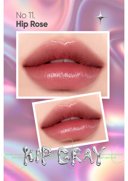 Doğal Tonlarda, Uzun Süre Kalıcı, Işıltılı Tint PERIPERA Water Bare Tint (11 Hip Rose) (Hip Gray) fiyatları
