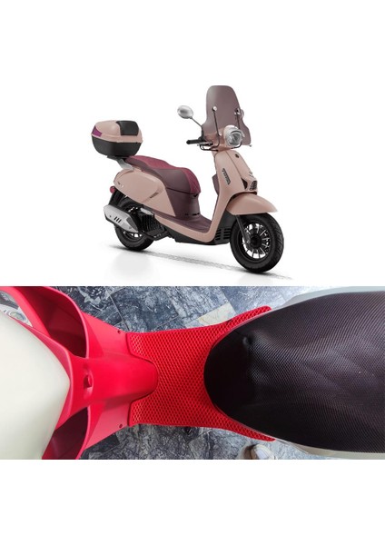 Rks Lt 3D Havuzlu Motor Paspası Kırmızı 50/125