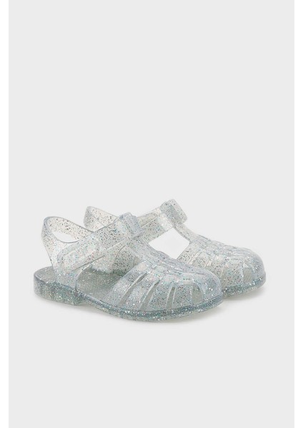 Clasıca Cristal Kaymayı Önleyen Kemerli Sandalet Kız Çocuk Sandalet S10329 fırsatları