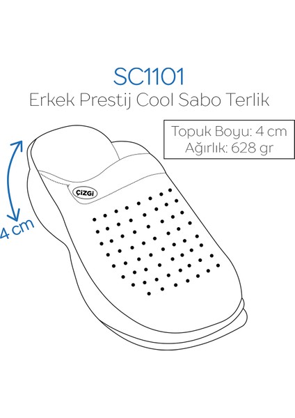 Siyah Erkek Prestij Cool Sabo Terlik Ortopedik Doktor Hemşire Hastane Terliği