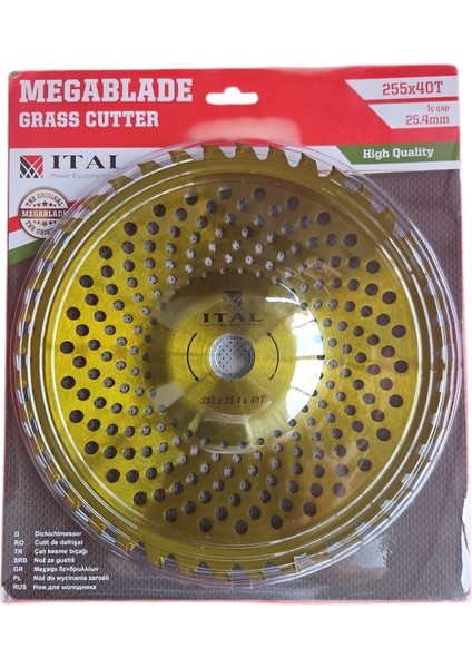 Ital Tırpan Daire Testere – 40T x 25.4 x 255 mm | Profesyonel Gold Bombeli Disk fiyatları