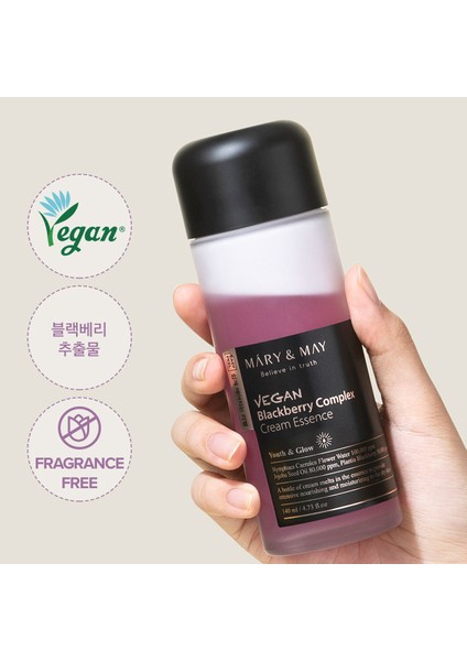 Vegan Blackberry Complex Cream Essence Duo (140ML x 2) fırsatları