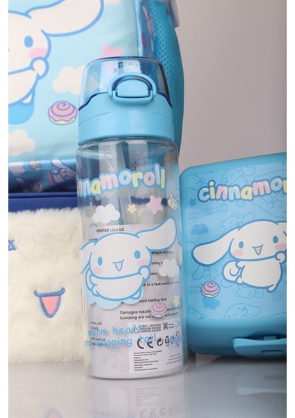 Ile Yeni Sezon Lisanslı Cınnamorol Okul,termoslu Beslenme ve Kalem Çantası Ile 500 ml Matara ve 2 Katlı Beslenme Kabı / Lunch Box "ıslak Mendil Hediyeli" indirimleri
