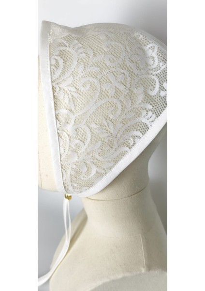 Betty Bands Krem Nakış Desenli Yazlık Bandana – Bağlamalı Model Üçgen Bağcıklı Form indirimleri