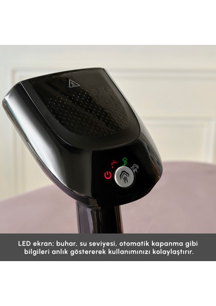 Vantuz Multisteam Led Ekranlı Buharlı Dikey Ütü Black 320 Ml modelleri
