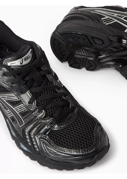Gel-Kayano 14 Siyah Deri Sneaker Gel Tabanlı Retro Spor Ayakkabı Unisex fırsatları