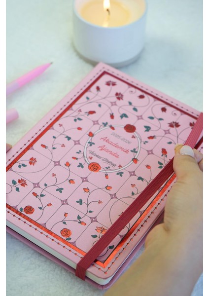 Sert Kapak A5 Akademik Ajanda 2025-2026.LASTIKLI fırsatları