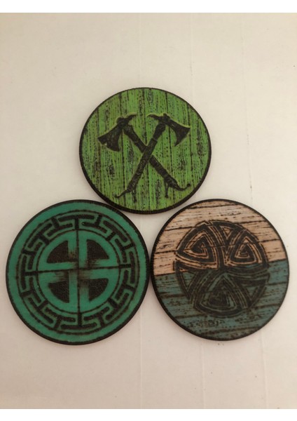 El Yakması Ahşap Bardak Altlığı fiyatları