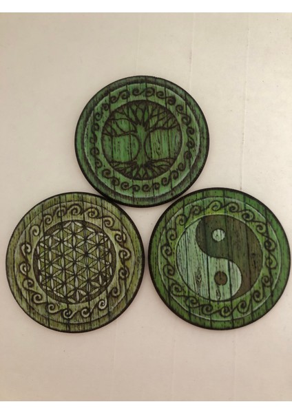 El Yakması Ahşap Bardak Altlığı fiyatları