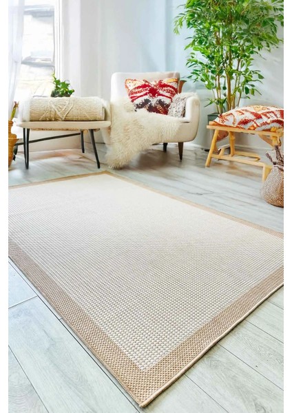Flavia Dokuma Sisal Modern Jüt Salon Halısı Mutfak Halısı Yolluk