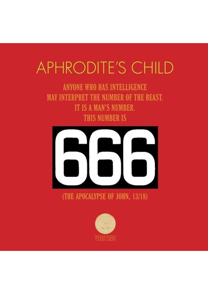Aphrodite's Child - Aphrodite's Child 666 (The Apocalypse Of John, 1318) (50TH Anniversary Edition) - Plak
