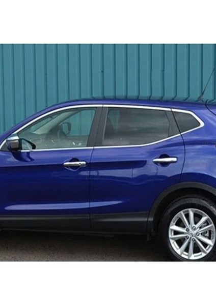 Renault Kadjar Uyumlu 2015 ve Üzeri Krom Kapı Kolu 4 Kapı 2 Kol Sensörlü Paslanmaz Çelik