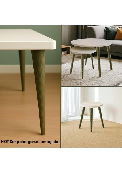 Ahşap Ayak 35 cm Orman Yeşili M8 Civatalı Bağlantı Aparatlı Mobilya Tabure Sehpa Masa Destek Ayağı indirimleri