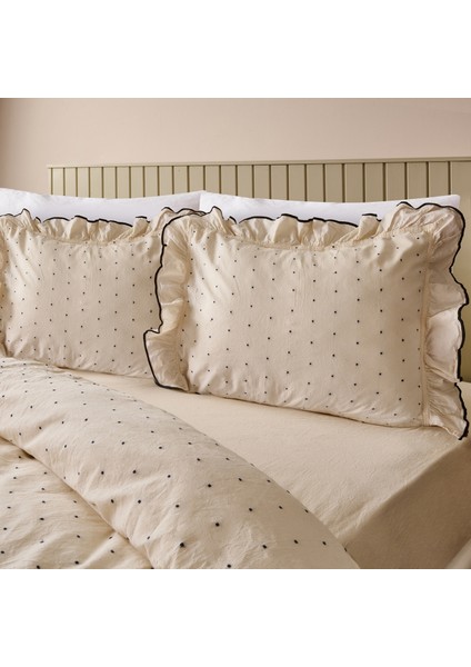 Soft Volute Çift Kişilik Nevresim Takımı - Krem modelleri