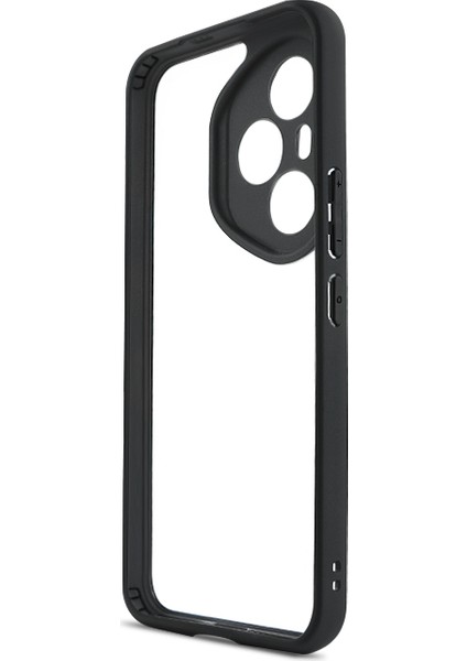 Honor 400 Pro Kılıf Kamera Korumalı Şeffaf Arka Yüzey F10T New Roll Kapak - Siyah fırsatları