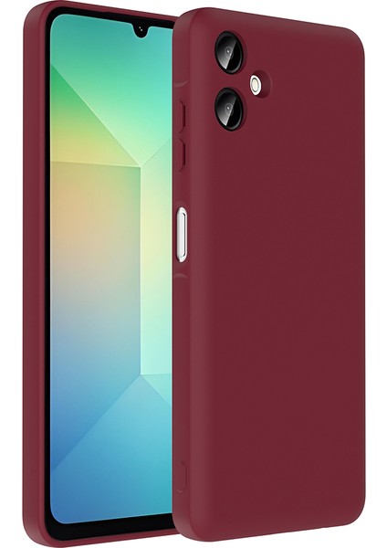 Galaxy A06 Kılıf Kamera Korumalı Kartlık Hazneli F10T Vitra Kapak - Mürdüm
