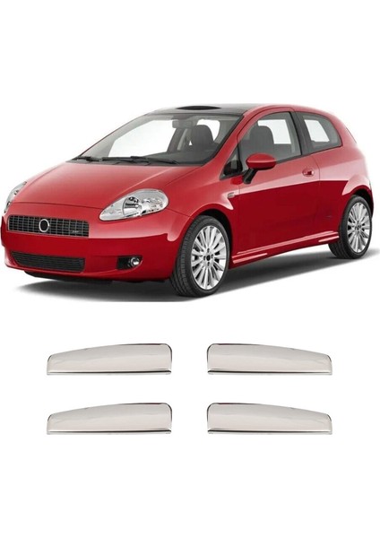Fiat Punto Uyumlu 2005-2018 Krom Kapı Kolu 4 Kapı Paslanmaz Çelik fiyatları