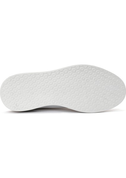 Erkek Beyaz Bağcıklı Kalın Tabanlı Deri Sneaker 25WFD6107FT fırsatları