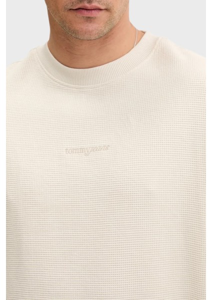 Pamuklu Regular Fit Bisiklet Yaka Sweat Erkek Sweat DM0DM21622 Ach fırsatları