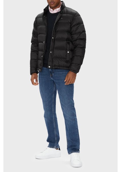 Regular Fit Dik Yaka Kapitoneli Logolu Mont Erkek Mont DM0DM21937 Bds fiyatları